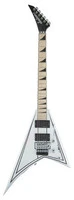 JACKSON RRX24 MN - SN WHT W BLK PNS Электрогитара, серия X - Rhoads