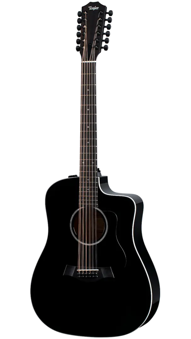 TAYLOR 250ce-BLK DLX 12-струнная электроакустическая гитара TAYLOR 250ce-BLK DLX 12-струнная электроакустическая гитара - фото 1