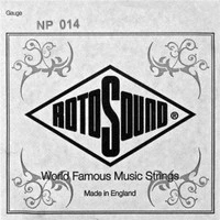 ROTOSOUND NP014 STAINLESS STEEL PLAIN одиночная струна для электрогитары 014