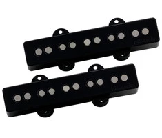 DIMARZIO AREA J 5 PAIR DP552 комплект из 2-х звукоснимателей (hum-canceling) для пятиструнной бас гитары типа jazz bass
