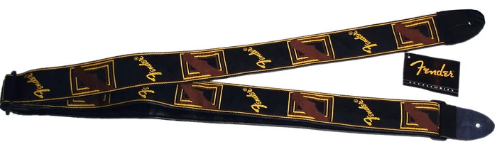 Ремень FENDER 2' MONOGRAMMED B/Y/B STRAP
