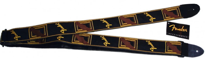 Ремень FENDER 2' MONOGRAMMED B/Y/B STRAP