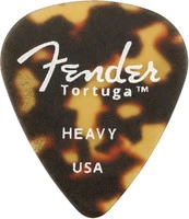 FENDER TORTUGA PICKS 351 HVY 6 PK медиатор, жесткий