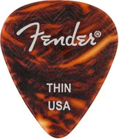 FENDER WAVELENGTH 351 THIN 6 PK TORTOISESHELL медиатор, мягкий