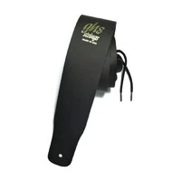 GHS A10BK кожаный ремень для гитары, ширина - 6,5 см, регулируемая длина 122 см - 142 см, цвет - черный