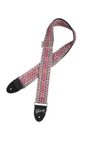 GIBSON The Retro, Red ремень для гитары, цвет красный