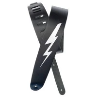 PLANET WAVES 2.5' Leather with Lightning Patch ремень кожаный с нашивкой 'молния'