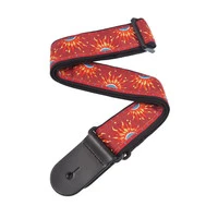 PLANET WAVES 50E09 WOVEN STRAP SUN тканый гитарный ремень, рисунок солнце