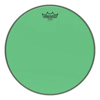 REMO BE-0314-CT-GN Emperor® Colortone™Green Drumhead, 14' цветной двухслойный прозрачный пластик, зеленый