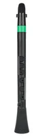 NUVO Dood (Black/Green) блок-флейта DooD, строй С (до), материал - АБС-пластик,...