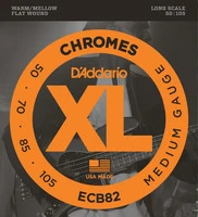 D'ADDARIO ECB82 CHROMES BASS, Medium, Long Scale, струны для бас-гитары (50-105)