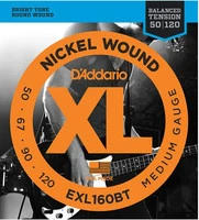 D'ADDARIO EXL160BT NICKEL WOUND, BALANCED TENSION MEDIUM, 50-120 струны для электрогитары, 50-120