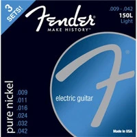 FENDER Original 150 Guitar Strings, Pure Nickel Wound, Ball End, 150L .009-.042 Gauges, (6) Комплект струн