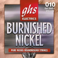 GHS BNR-L BURNISHED NICKEL ROCKERS набор струн для электрогитары, никель, 10-46