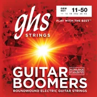 GHS GBM GUITAR BOOMERS набор струн для электрогитары, никелированная сталь, 11-50