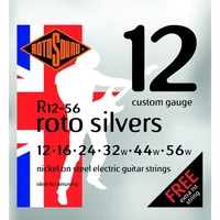 ROTOSOUND Roto Silvers R12-56 струны для электрогитары, никелированная сталь, 12-56