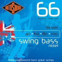 ROTOSOUND SM66N BASS STRINGS NICKEL струны для басгитары, никелевое покрытие, 40-100
