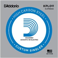 Струна одиночная для акустической и электрогитары D'ADDARIO KPL011