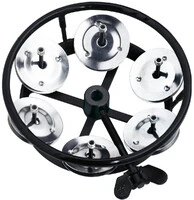 MEINL THH1BK Тамбурин для стойки, хайхэт, цвет: черный