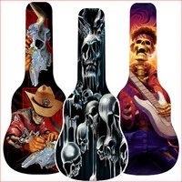 VIRTUOZO 03802E DOOMSDAY BURNER Чехол для гитары Электро, утепление 8 мм, черный, фотопечать